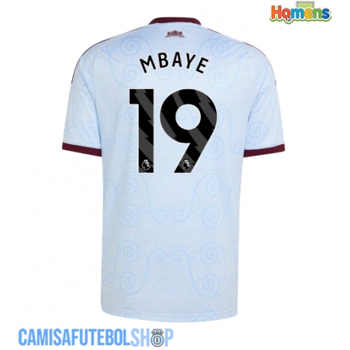 Camisa de time de futebol Aston Villa Ibrahim Mbaye #19 Replicas 3º Equipamento 2026-27 Manga Curta